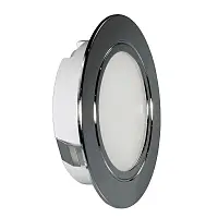 Точечный встраиваемый светодиодный светильник LED Polus LUX, 3,5W, 220V, хром, нейтральный белый — купить оптом и в розницу в интернет магазине GTV-Meridian.